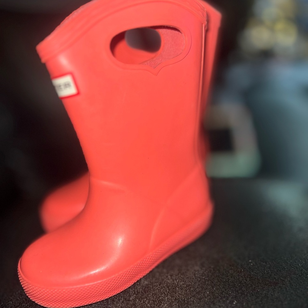 Red Rain Boots